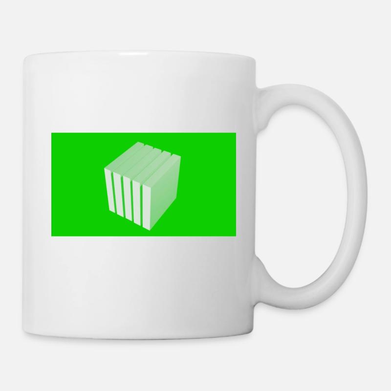 Cube - Mug blanc - blanc