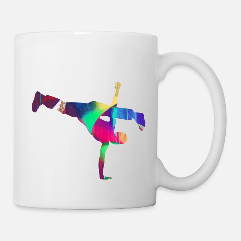 Tanzen, Tänzer, Breakdance, gymnastik - Tasse - Weiß