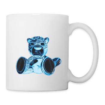 Creepy Teddy Blue - Tasse - Weiß - Rechts