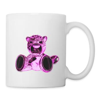 Creepy Teddy Pink - Tasse - Weiß - Rechts