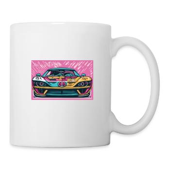 70's Racecar - Mug - white - Right