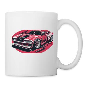 Racecar all Red - Mug - white - Right