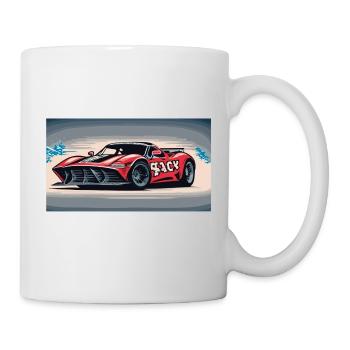 Racecar enveloped in the Mist - Mug - white - Right