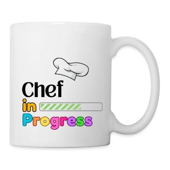 Chef In Progress Cooking Student - Mug - white - Right