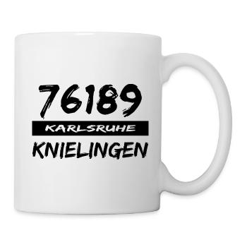 76189 Karlsruhe Knielingen - Tasse - Weiß - Rechts