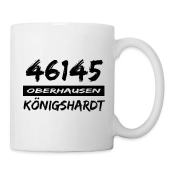 46145 Oberhausen Königshardt - Tasse - Weiß - Rechts