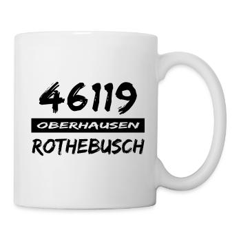 46119 Oberhausen Rothebusch - Tasse - Weiß - Rechts