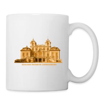 Château de Ludwigsburg Favori Bade-Wurtemberg - Mug blanc - blanc - Droite