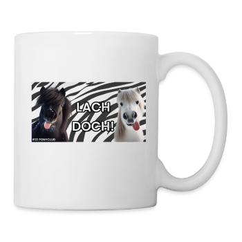 Lachen ist gesund! - Tasse - Weiß - Rechts