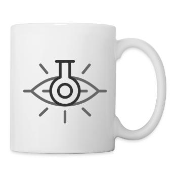 Auge Logo - Tasse - Weiß - Rechts
