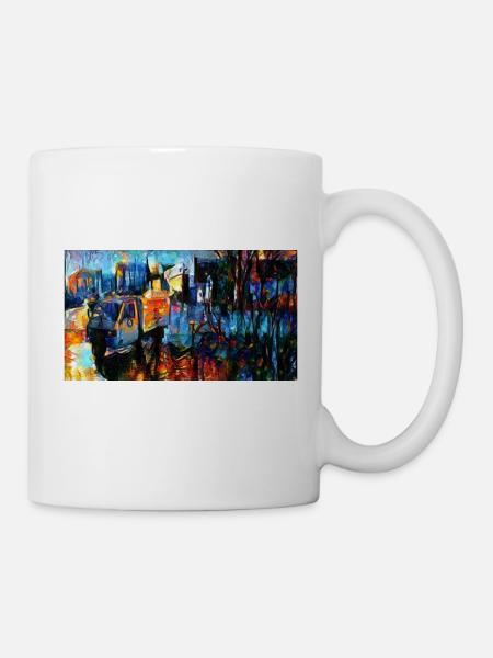 The Coffee Bean old van painting - Mug - white