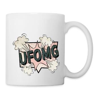 zone cool 51 raid amusant extraterrestre aimant enfant alien jeu de mots - Mug blanc - blanc - Droite