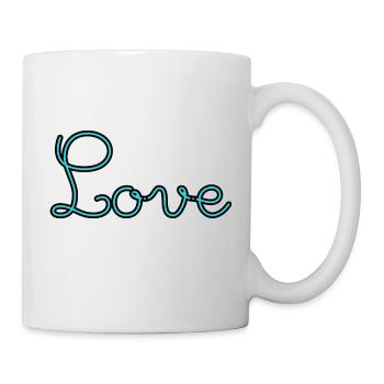 MOM. MOTHER'S DAY. HAPPY MOTHER'S DAY. LOVE - Mug - white - Right