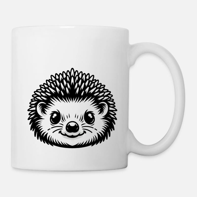 Hérisson - Mug blanc - blanc