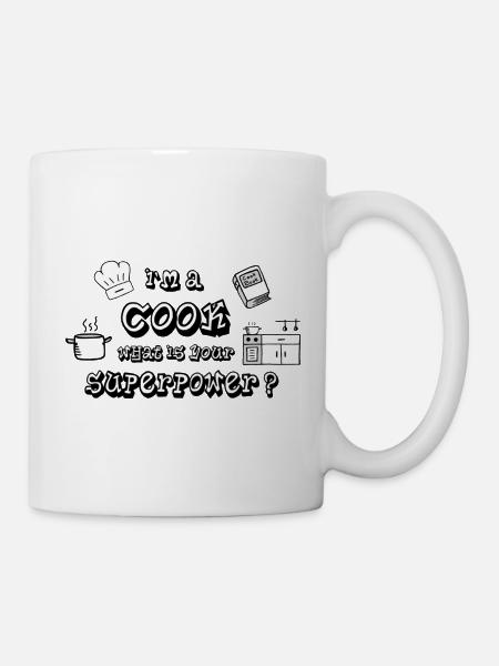 Koch - Cook - Superpower - Mug - white