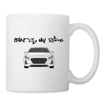 thats my car i30 - Tasse - Weiß - Rechts