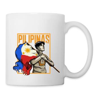 Philippines drapeau philippin fierté je cadeau - Mug blanc - blanc - Droite