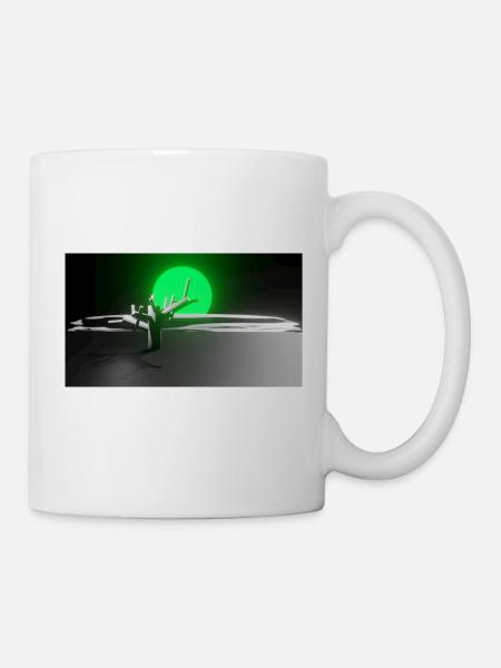 Sonne und Baum - Tasse - Weiß