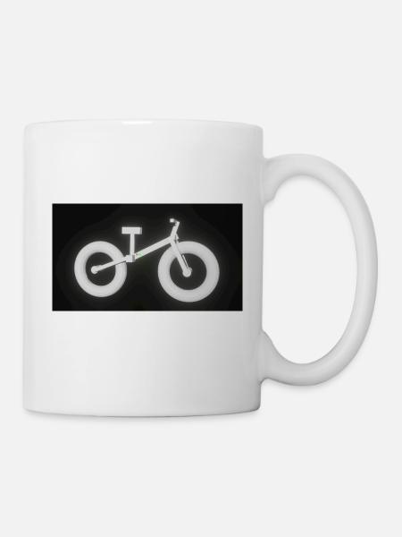 Fahrrad - Tasse - Weiß