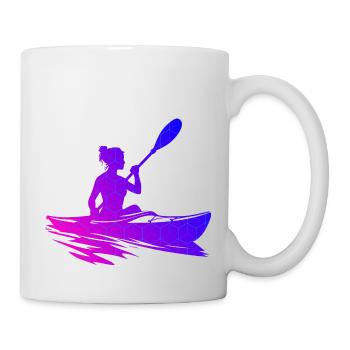Kajak Damen Kajakfahren Kayak Kanu Herren - Tasse - Weiß - Rechts