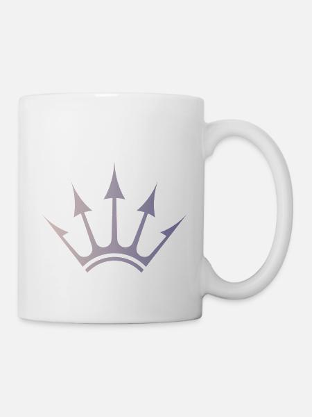 Fünfzack Logo - Tasse - Weiß