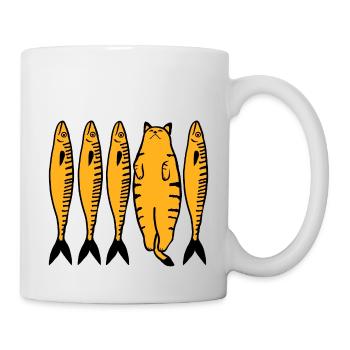 Golden Cat & companies - Mug - white - Right