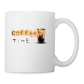 L’heure du café, juste un délicieux café - Mug blanc - blanc - Droite