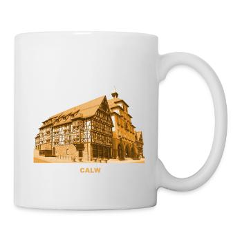 Calw Rathaus Schwarzwald Baden-Württemberg - Tasse - Weiß - Rechts