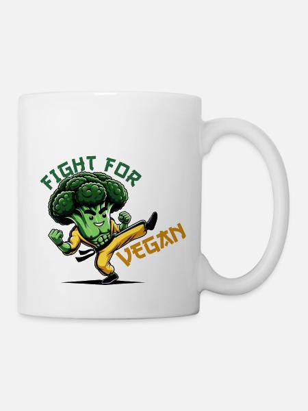 Fight for Vegans | FIGHT FOR VEGAN - Mug - white