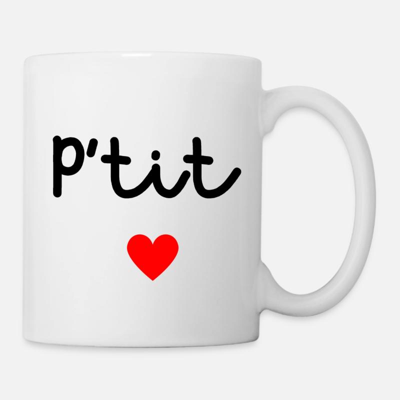 P’tit cœur - Mug blanc - blanc
