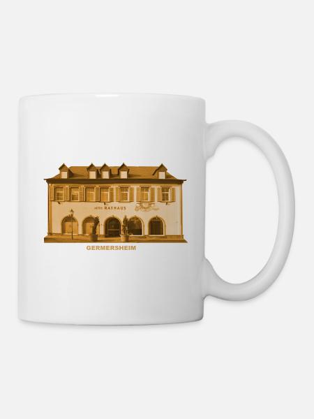 Germersheim Rhine Town Hall Rhineland-Palatinate - Mug - white
