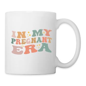 In My Pregnant Era Tees In My Mom Era Mother's Day - Mug - white - Right