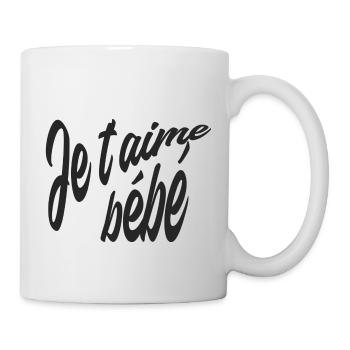 Je t'aime bébé - Mug blanc - blanc - Droite