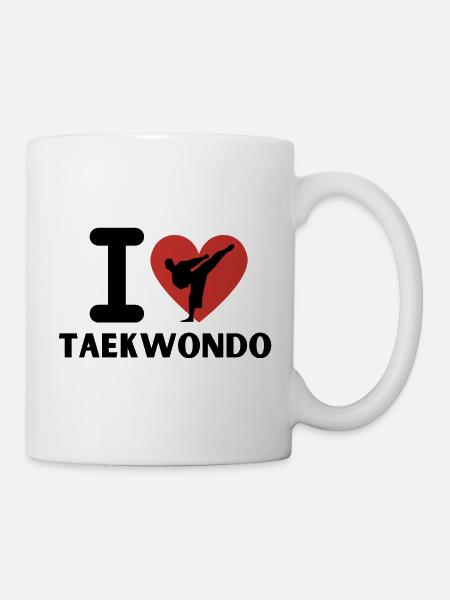 I LOVE TAEKWONDO - Tasse - Weiß