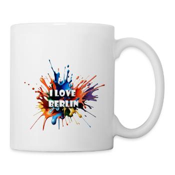 I LOVE BERLIN - Tasse - Weiß - Rechts