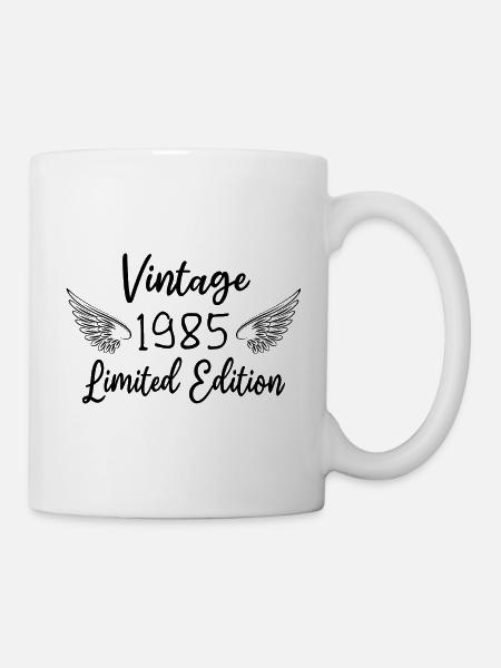 Anniversaire 1985 né en 1985 meilleure année 1985 - Mug blanc - blanc