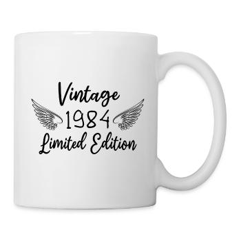 Geburtstag 1984 Jahrgang 1984 bestes Jahrgang 1984 - Tasse - Weiß - Rechts