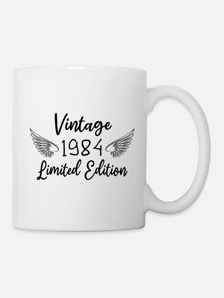 Anniversaire 1984 né en 1984 meilleure année 1984 - Mug blanc - blanc