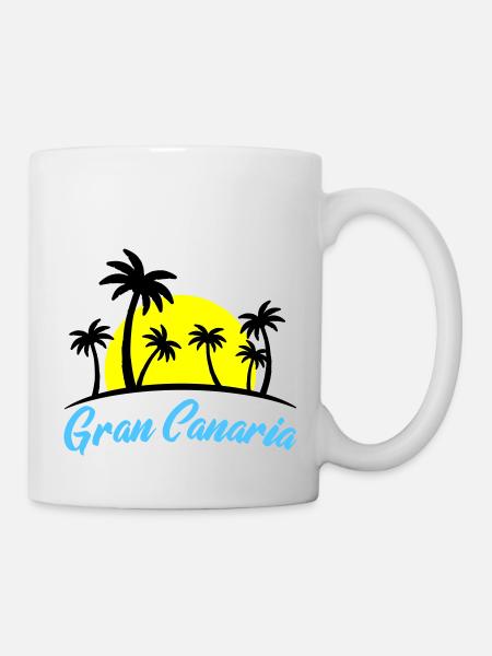 gran canaria - Tasse - Weiß