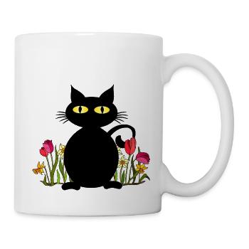 Cat - Mug - white - Right