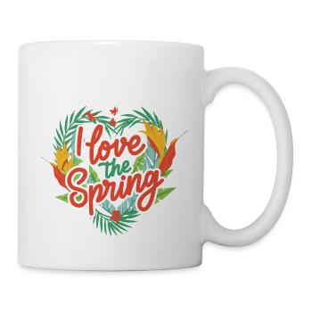 I Love The Spring - Mug - white - Right
