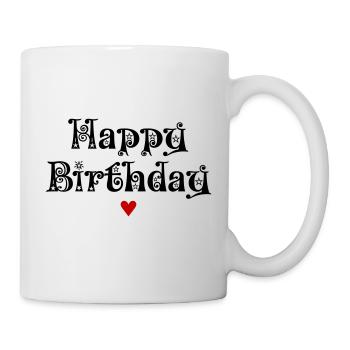 Birthday, Happy Birthday, Congratulations, Wishes - Mug - white - Right