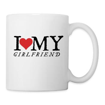 I Love My Girlfriend - Mug - white - Right