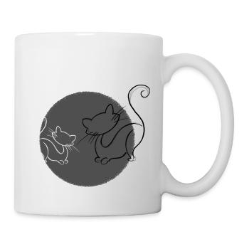 Cats Grey - Mug - white - Right