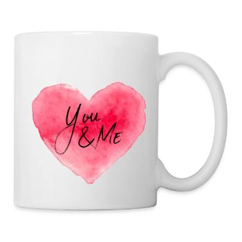 You & Me Heart - Mug - white - Right