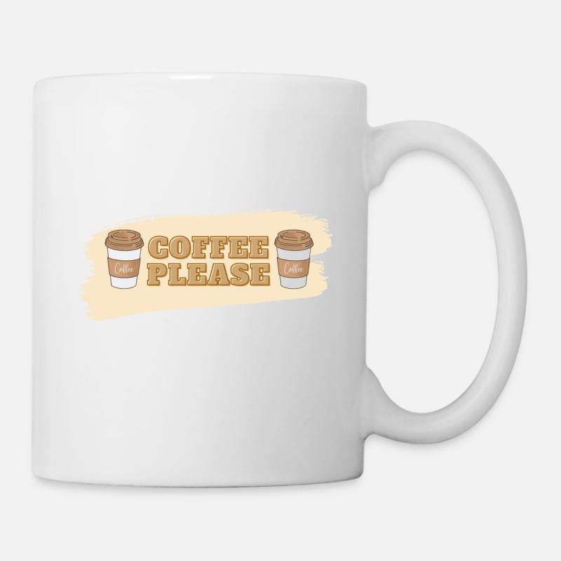 Coffee Please - Mug - white