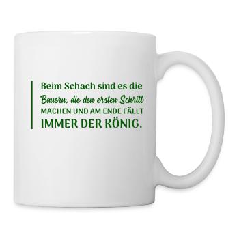 Farmer Farmer Funny Saying - Mug - white - Right
