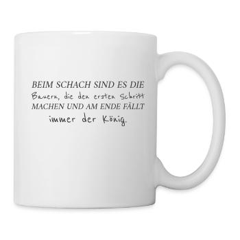 Funny Saying Peasants - Mug - white - Right