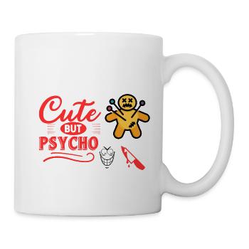 Cute psycho shoe - Mug - white - Right