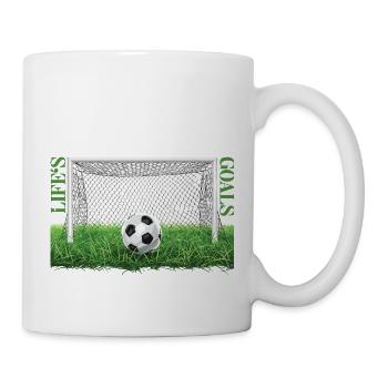 La vie est une question d'objectifs (et d'aides) 7 - Mug blanc - blanc - Droite